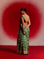 Yashica (Allover Katan Emerald Green Jangla) - Image 4