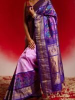 Tavishi (Fusion Kanchi Ikkat Bandhini Saree) - Image 4