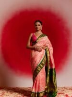 Trishna (Pure Kanjivaram Fusion Bandhini Saree)