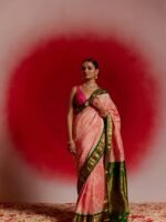 Trishna (Pure Kanjivaram Fusion Bandhini Saree) - Image 4