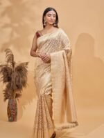 Vedika (Gold Sona Rupa Jaal Tissue Saree) - Image 2