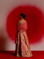Harini (Bandhani Hand Embroidered Lehenga) - Image 3