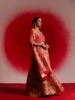 Harini (Bandhani Hand Embroidered Lehenga) - Image 2