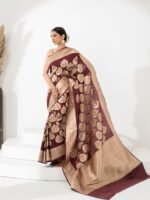 Ekavira (Kadwa Allover Jaal Katan Saree) - Image 2