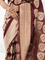 Ekavira (Kadwa Allover Jaal Katan Saree) - Image 4