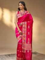 Kalpana (Sherbagh Woven Sher Motif Katan Saree) - Image 3