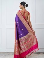 Saanvi (Katan Silk Purple Pink Saree) - Image 4