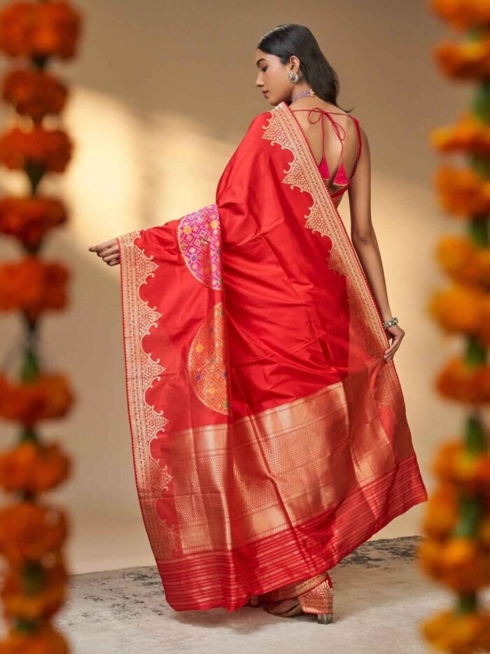 Kaushalya (Kadwa Katan Patola Border Saree) - Image 2