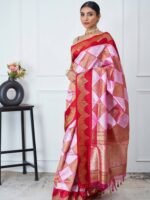 Lavanya (Kora Banarasi Barfi Jaal Saree) - Image 3