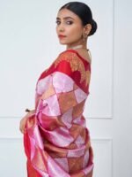 Lavanya (Kora Banarasi Barfi Jaal Saree) - Image 4