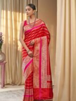 Lakshmi (Sona Rupa Shikargah Kadwa Katan Saree) - Image 3