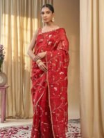 Lavana (Pure Organza Handloom Embroidered Saree)