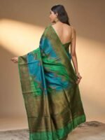 Moksha (Tussar Kadwa Rangkat Antique Zari Saree) - Image 2