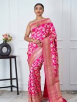 Revathi (Allover Katan Kadwa Fushia Pink Saree)