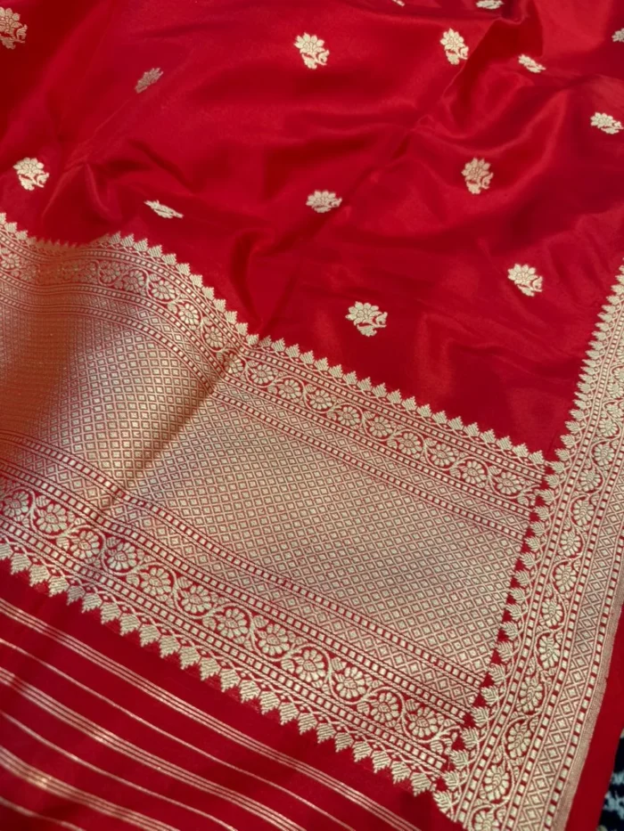 Tripura (Kadwa Boota Katan Red Dupatta) - Image 3