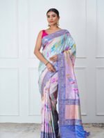 Sharvani (Rangkat Shikargah Blue Saree)