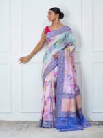 Sharvani (Rangkat Shikargah Blue Saree) - Image 3
