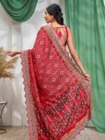Ratnapushpi (Patola Kutch Work Pearl Silk Saree) - Image 2