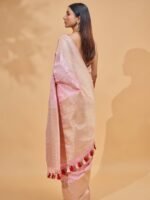 Vaishnavi (Rose Pink Katan Silk Saree) - Image 4