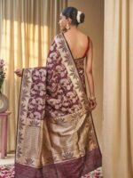 Hemangini (Grand Shikargah Cutwork Katan Saree) - Image 2