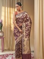 Hemangini (Grand Shikargah Cutwork Katan Saree) - Image 3
