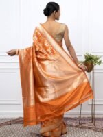 Bhakti (Shikargha Jangla Burnt Orange Saree) - Image 2