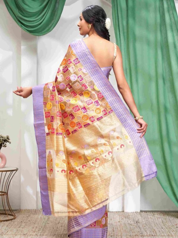 Lavender Handcrafted Banarasi Sarees