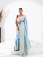 Ishita (Regal Kadwa Weave Mushru Saree)