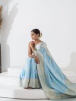 Ishita (Regal Kadwa Weave Mushru Saree) - Image 4