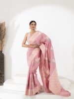 Padmavati (Kadwa Meenakari Floral Mushru Saree)