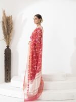 Dayanita (Designer Gota Patti Kadwa Weave Kora Saree) - Image 3