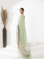 Jahnavi (Soft Drape Katan Floral Boota Saree) - Image 3