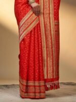Yashasvini (Mukaish Banarasi Kora Silk Saree) - Image 4