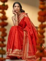 Yashasvini (Mukaish Banarasi Kora Silk Saree) - Image 2