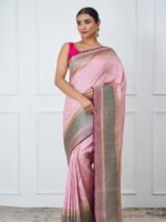 Yugandhara (Vintage Revival Pink Saree)