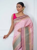 Yugandhara (Vintage Revival Pink Saree) - Image 3