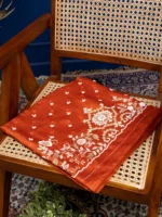 Naimisha (Organza Embroided Orange Suit Set) - Image 4