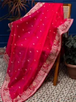 Parvati (Organza Embroided Pink Suit Set) - Image 2