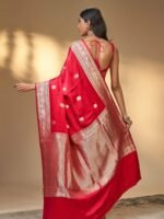 Bhagirathi (Chilli Red Kadwa Mushru Saree) - Image 2